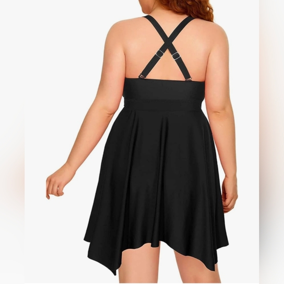 Daci Two Piece Swimdress with Boyshorts 18W NWT - Picture 2 of 14